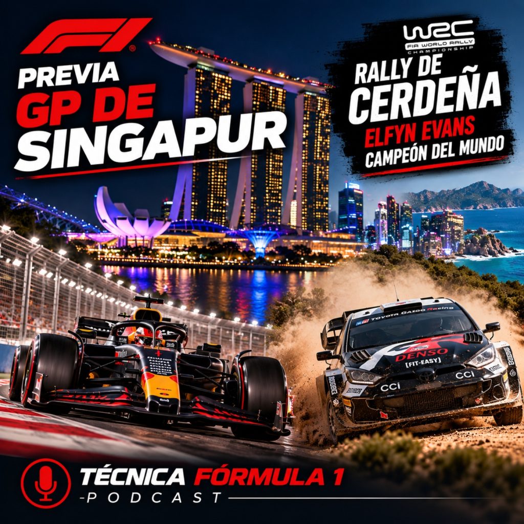 Episodio 1018 · La previa al GP de Singapur y el brutal Rally de Cerdeña